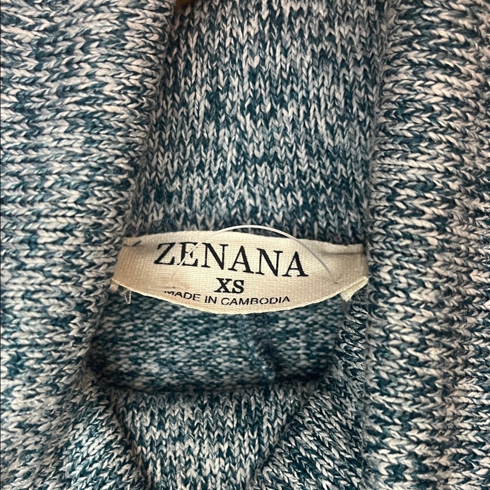 Zenana XS Oversized Cowl neck cozy warm Sweater Like New Trendy - Picture 2 of 8